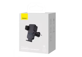 Автомобильный держатель BASEUS Wisdom Auto Alignment Car Mount Wireless Charger QI 15W Air Outlet base (CGZX000001)