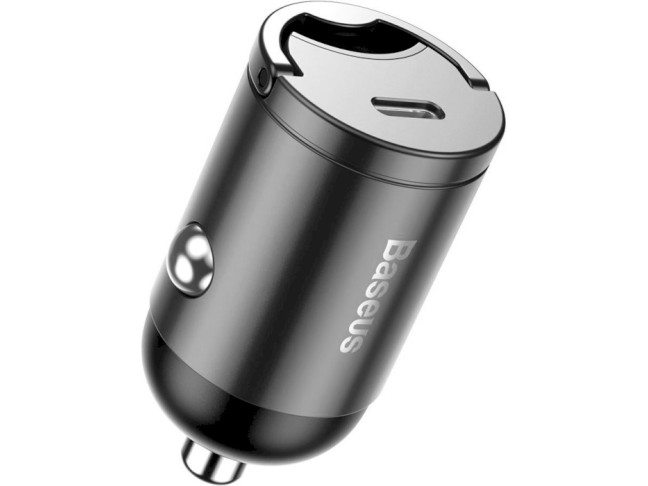 Автомобільний зарядний пристрій BASEUS Tiny Star Mini PPS Car Charge USB Type-C Port 30W Gray (VCHX-B0G)