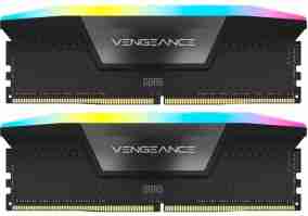 Модуль памяти Corsair 48 GB (2x24GB) DDR5 5600 MHz Vengeance RGB Black (CMH48GX5M2B5600C40)