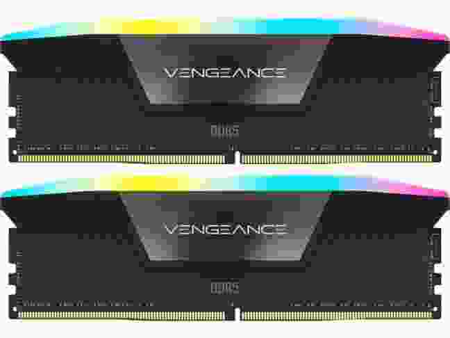 Модуль памяти Corsair 48 GB (2x24GB) DDR5 5600 MHz Vengeance RGB Black (CMH48GX5M2B5600C40)