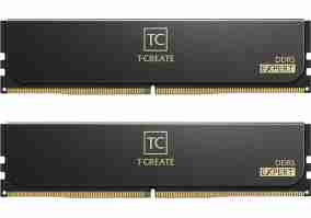 Модуль памяти Team 64 GB (2х32GB) DDR5 6000 MHz T-Create Expert Overclocking 10L Black (CTCED564G6000HC34BDC01)