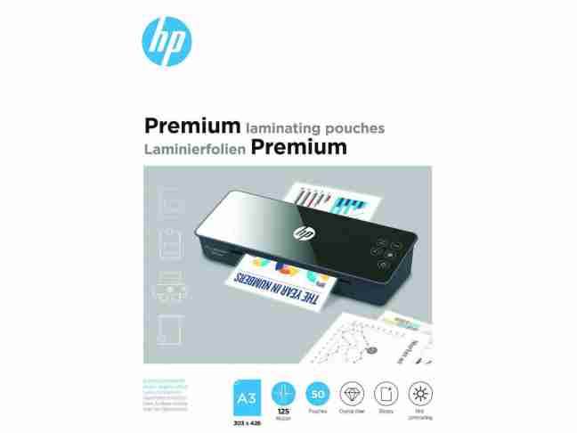Пленка для ламинирования HP Premium Laminating Pouches A3 (303x426) 125mkr, 50 шт. (9127)