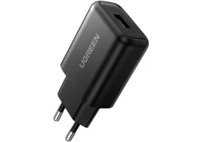 Сетевое зарядное устройство UGREEN CD122 18W USB QC 3.0 Charger Black (70273)