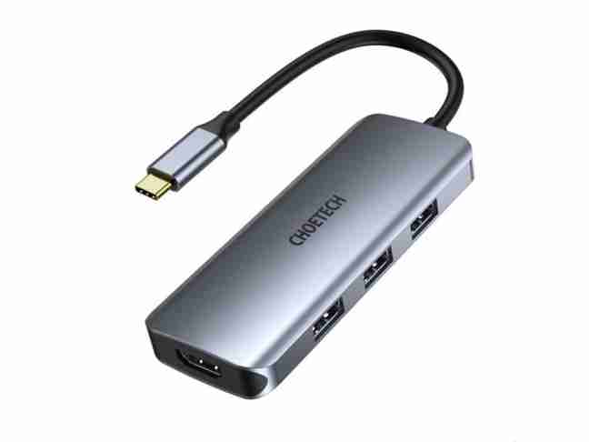 Мультипортовый адаптер Choetech HUB-M19 7 in 1 USB-C to HDMI Multiport Adapter