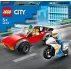 Конструктор Lego City Преследование автомобиля на полицейском мотоцикле (60392)