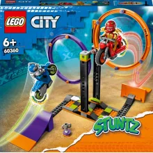 Конструктор Lego City Stuntz Каскадерське завдання з обертанням (60360)
