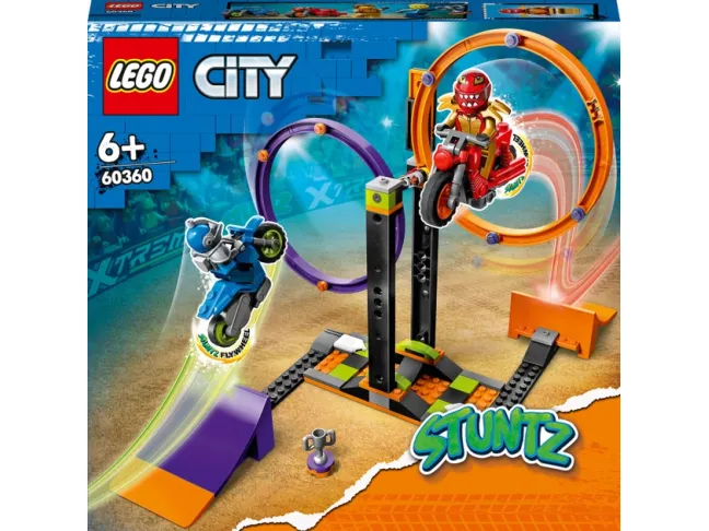 Конструктор Lego City Stuntz Каскадерське завдання з обертанням (60360)