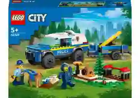 Конструктор Lego City Мобільний майданчик для дресирування поліцейських собак (60369)