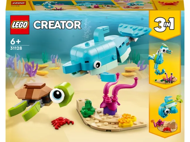 Конструктор Lego Creator Дельфін та черепаха (31128)