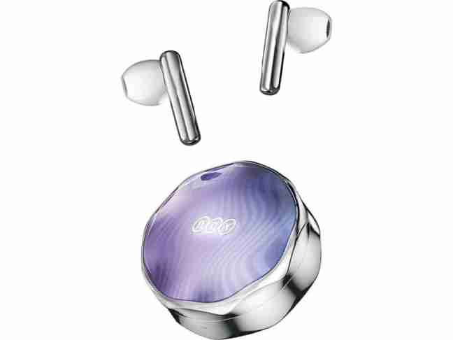 Навушники TWS ("повністю бездротові") QCY T21 Silver