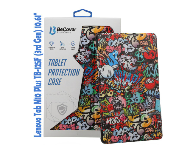 Чохол BeCover  Smart Case для Lenovo Tab M10 Plus TB-125F (3rd Gen) 10.61" Graffiti (708314)