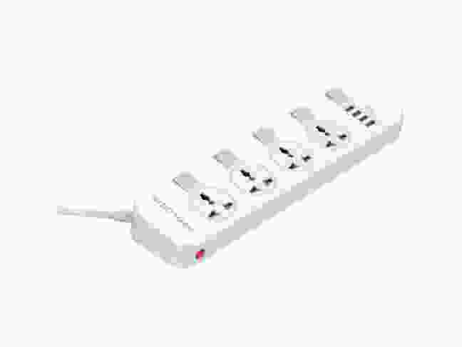 Мережевий фільтр PrologiX Premium 2 м, 4 розетки 4xUSB White (PR-SC4408W)