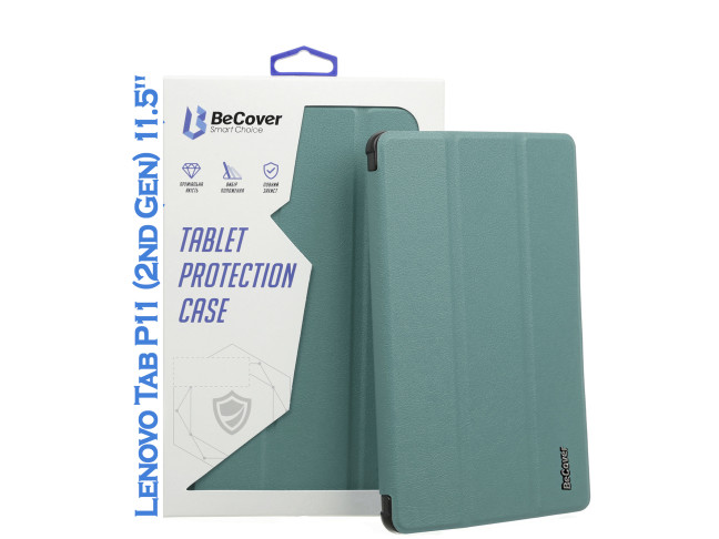 Чехол BeCover Smart Case для Lenovo Tab P11 (2nd Gen) (TB-350FU/TB-350XU) 11.5" Dark Green (708679)