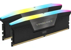 Модуль пам'яті Corsair 32 GB (2x16GB) DDR5 5600 MHz Vengeance RGB (CMH32GX5M2B5600C40K)