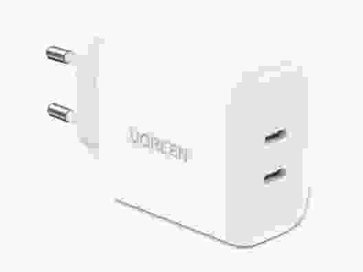 Сетевое зарядное устройство UGREEN CD243 40W 2xUSB-C, PD3.0 Wall Charger White (10343)