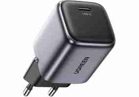 Мережевий зарядний пристрій UGREEN CD318 Nexode Mini GaN 20W 1xUSB-C PD3.0 QC4.0 Wall Charger Black (90664)