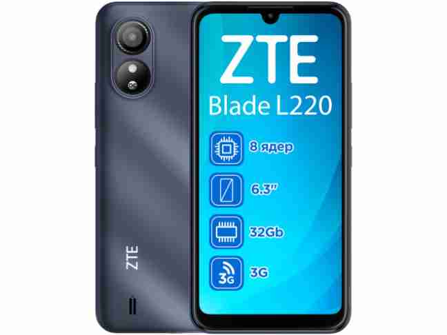 Смартфон ZTE Blade L220 1/32GB Blue
