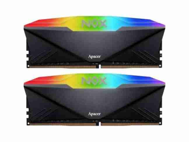Модуль пам'яті Apacer 32 GB (2х16GB) DDR4 3600 MHz NOX RGB Black (AH4U32G36C25YNBAA-2)