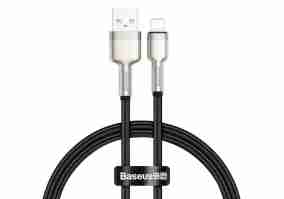 Кабель Lightning BASEUS Cafule Series Metal Data Cable USB to IP 2.4A 0.25m Black (CALJK-01)