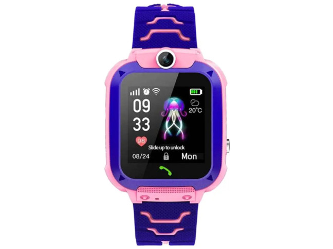 Смарт-часы XO H100 GPS Kids Watch Pink