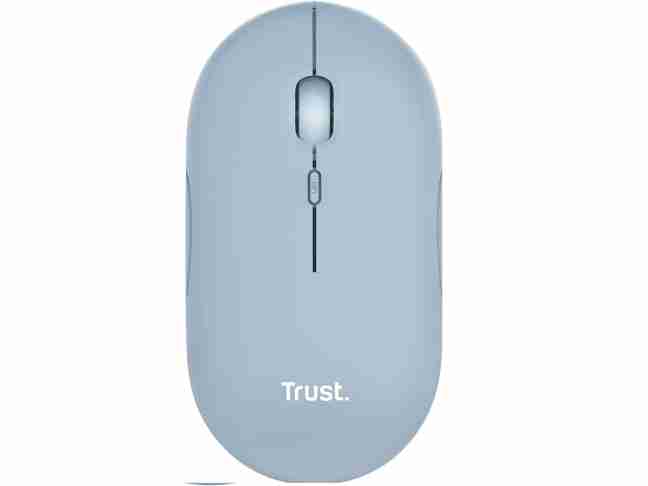 Миша Trust Puck Rechargeable Ultra-Thin BT WL Silent Blue (24126)