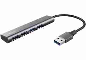 Мультипортовый адаптер Trust Halyx 4-Port USB Hub (24947)