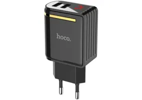 Мережевий зарядний пристрій Hoco C39A 2USB Black