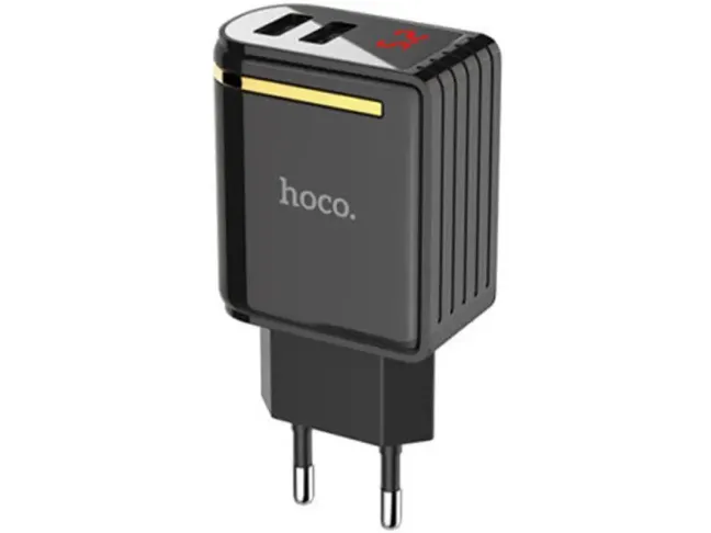 Сетевое зарядное устройство Hoco C39A 2USB Black