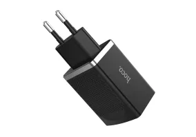Мережевий зарядний пристрій Hoco C43A 2 USB 2.4A Black