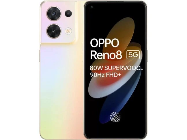 Смартфон OPPO Reno8 5G 8/256GB Shimmer Gold