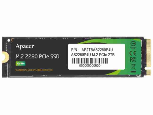 SSD накопичувач Apacer AP2TBAS2280P4U-1