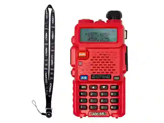 Портативная рация Baofeng UV-5R red