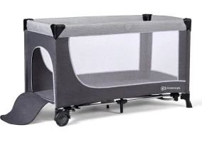Кровать-манеж KinderKraft Leody Grey (KCLEOD00GRY0000)