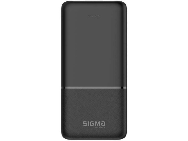 Зовнішній акумулятор (Power Bank) Sigma X-power SI10A1Q 10000 mAh Type-C PD20W QC22,5W Black