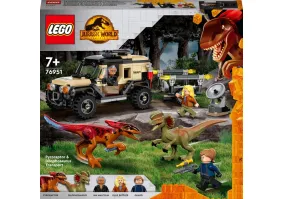 Конструктор Lego Jurassic World Перевезення пірораптора та дилофозавра (76951)