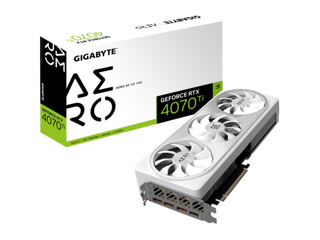 Відеокарта Gigabyte GeForce RTX 4070 Ti AERO OC V2 12G (GV-N407TAERO OCV2-12GD)