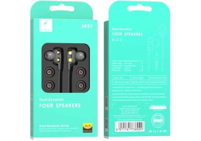 Наушники с микрофоном SkyDolphin SR21 Black (HF-000483)