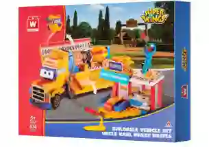 Конструктор Super Wings Small Blocks Buildable Vehicle Set Вантажівка і магазин (EU385008)