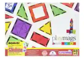 Конструктор Playmags Магнітний набір 60 елементів (PM158)