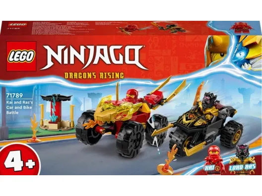 Конструктор Lego Ninjago Кай и Рас: Битва на машине и мотоцикле (71789)