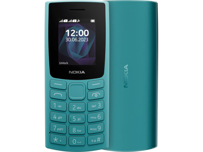 Мобильный телефон Nokia 105 SS 2023 Cyan