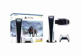 Стационарная игровая приставка Sony PlayStation 5 + HD-камера + God of War: Ragnarok