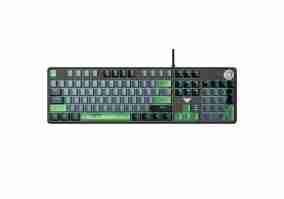 Клавіатура Aula Wind F2088 Pro Mechanical Black/Gray + 9 Green keys KRGD Blue USB EN/UA (6948391234892)