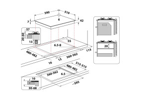 Варочная поверхность газовая Whirlpool AKTL629NB1