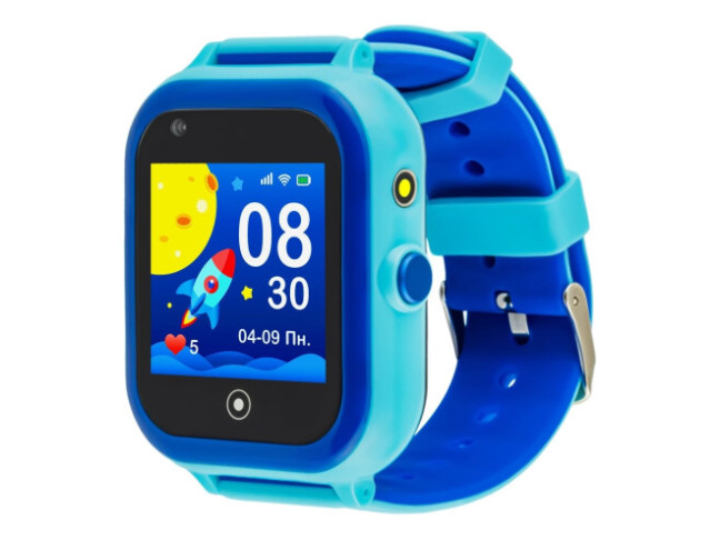 Смарт-годинник для дітей GARMIX PointPRO-200 4G/GPS/WIFI/VIDEO CALL BLUE