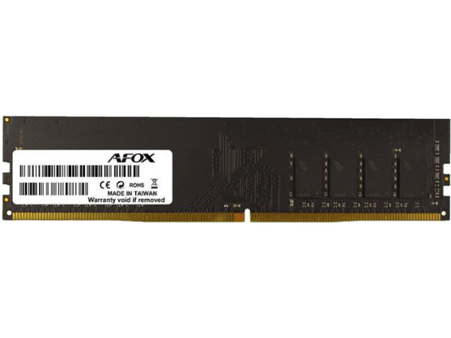Пам'ять для настільних комп'ютерів AFOX DDR4 DIMM 1x16Gb (AFLD416PS1C)