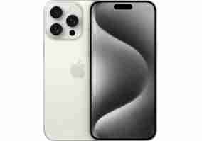 Смартфон Apple iPhone 15 Pro 256GB Dual SIM White Titanium (MTQ93)