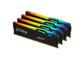 Пам'ять для настільних комп'ютерів Kingston Fury Beast RGB KF556C40BBAK4-128