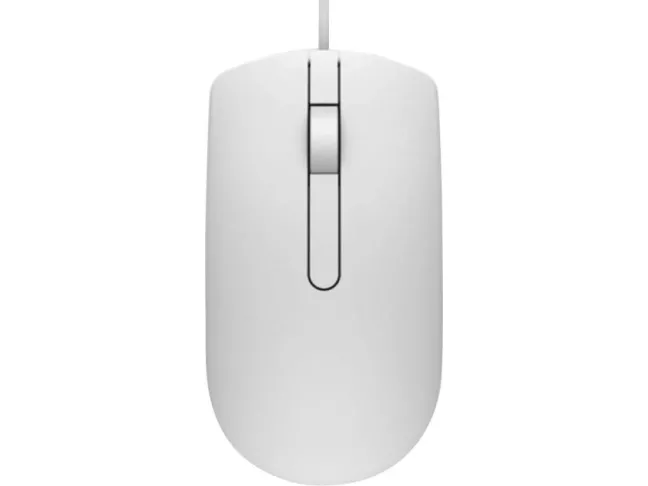 Мышь Dell MS116 USB White (570-AAIP)