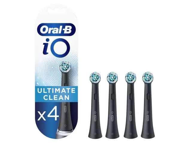 Насадка для електричної зубної щітки ORAL-B iO Ultimate Clean Black 4шт